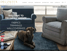 Tablet Screenshot of decortex.com